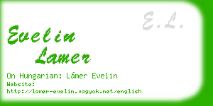 evelin lamer business card