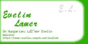 evelin lamer business card